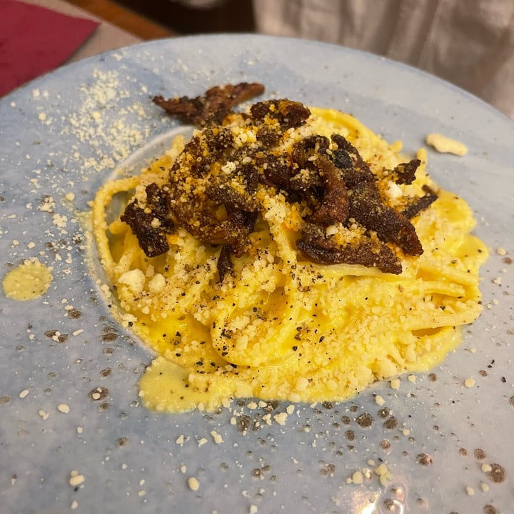 photo of Rifugio Romano Vegan Spaghetti Carbonara shared by @loveg on  17 May 2023 - review