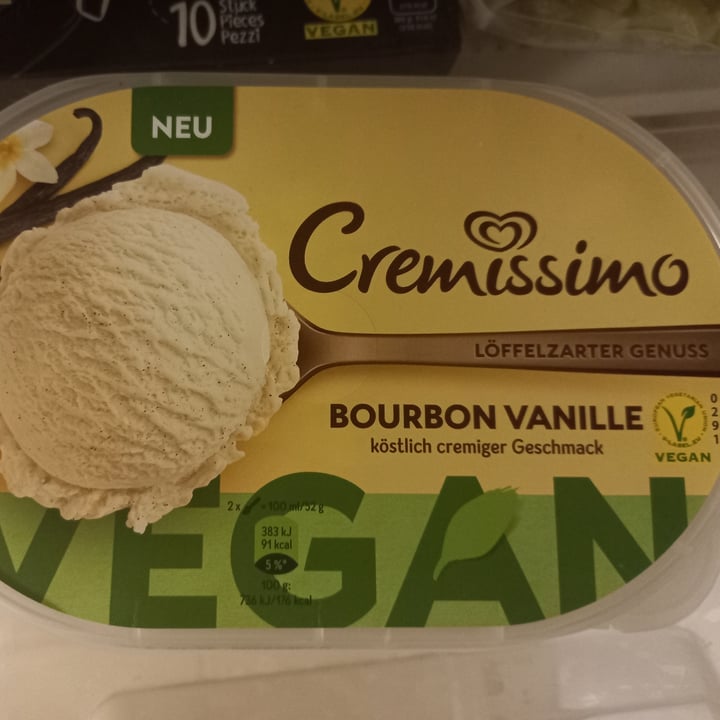 photo of Cremissimo Cremissimo Bourbon Vanille Vegan shared by @punilu on  20 Mar 2023 - review