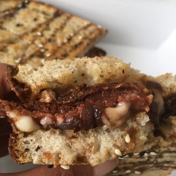 photo of Infinite Café Plant-Powered Kitchen Caramelised Onion & Pastrami Sarmie shared by @sylvacharm on  26 Jan 2023 - review