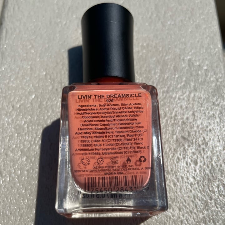 photo of Bellissima Professional Long Wearing Nail Lacquer - Livin’ The Dreamsicle shared by @paws-and-paths on  07 Aug 2023 - review