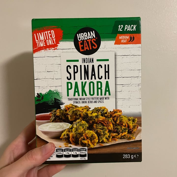 Urban Eats Spinach Pakora Review | abillion
