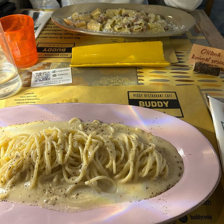 photo of Buddy Italian Restaurant Cafè Cacio e pepe vegan shared by @federego77 on  28 Feb 2023 - review