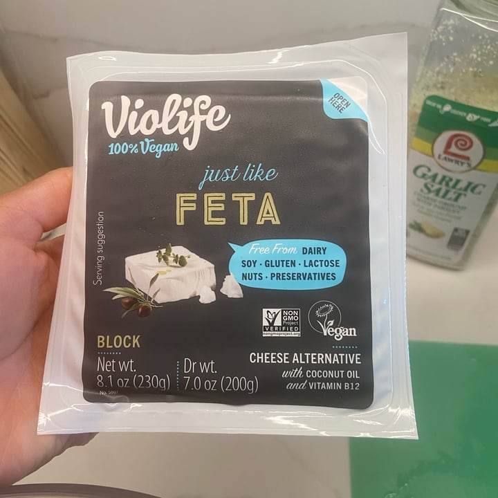 photo of Violife Greek White (Block/Panetto) shared by @perfectlyplantbased on  31 May 2023 - review