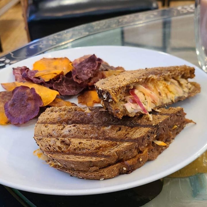 photo of The Tea Lounge Buffalo chickun panini shared by @fork4k on  16 Jan 2023 - review