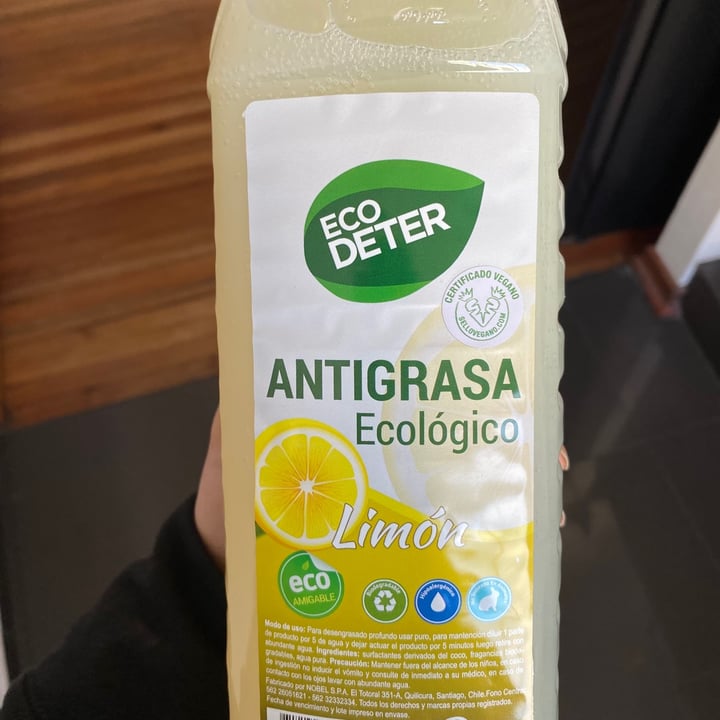photo of Nobel Antigrasa ecológico Limón 2Lts EcoDeter shared by @vegetarianoshoy on  01 Aug 2023 - review