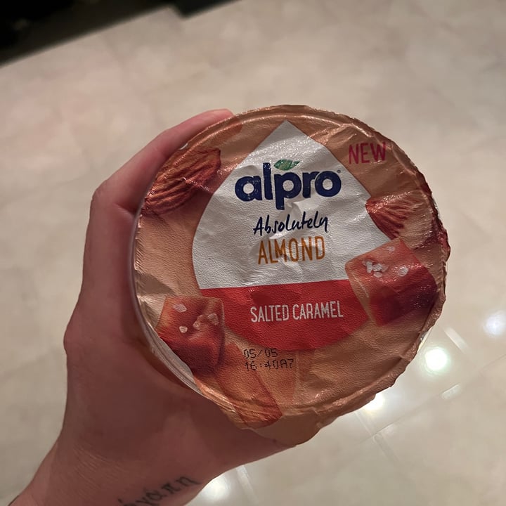 photo of Alpro yogurt salted caramel shared by @mariamagri on  14 Apr 2023 - review
