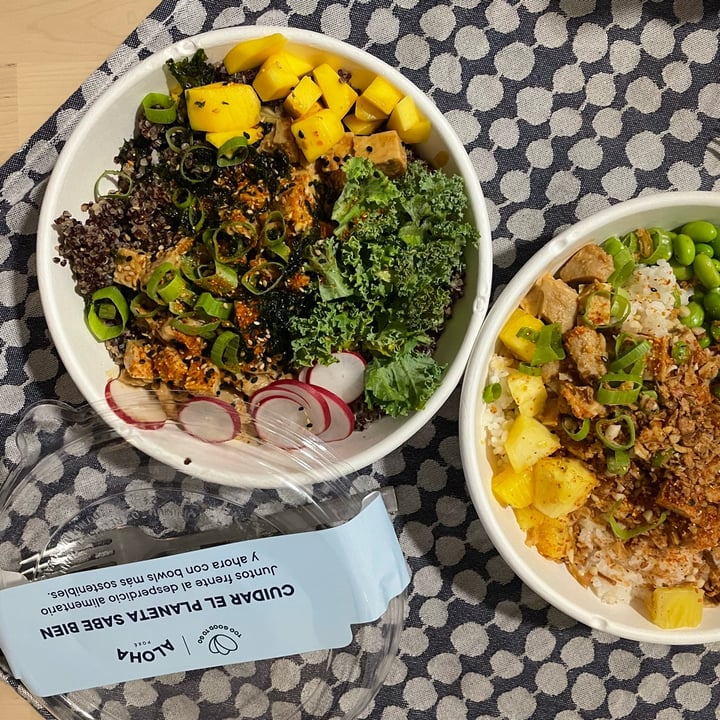 Aloha Poké Madrid, Spain vegan poké bowl Review abillion