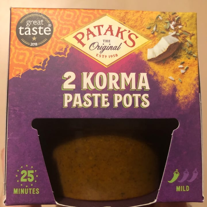 photo of Patak's 2 Korma Paste Pots shared by @cloudnineberry on  11 Feb 2023 - review