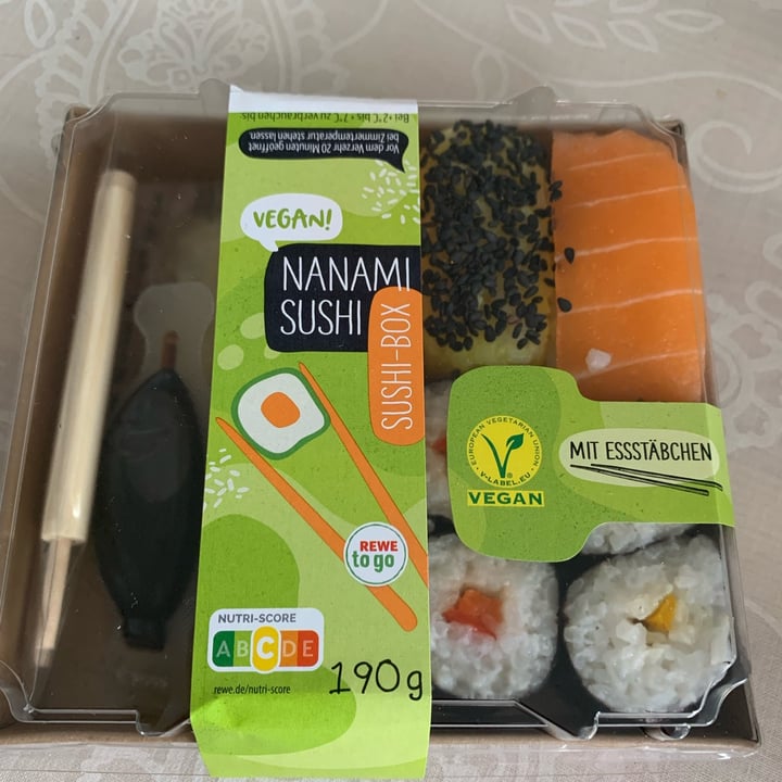 photo of Rewe To Go Nanami Sushi shared by @animaladvocat on  29 Mar 2023 - review