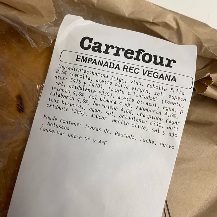 photo of Carrefour Empanada gallega vegana shared by @martinyague on  25 Feb 2023 - review