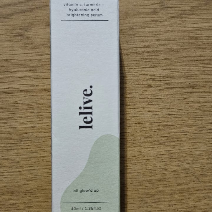 photo of Lelive All Glow’d Up Serum shared by @therush on  26 May 2023 - review