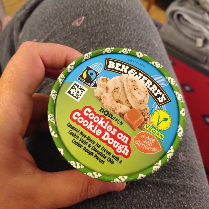 photo of Ben & Jerry's Cookies On Cookie Dough Non-Dairy Ice Cream shared by @merry-cherry-veg on  04 Jul 2023 - review