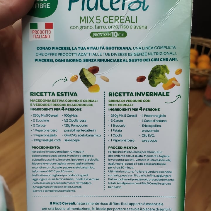 photo of Piacersi | Conad Mix 5 cereali shared by @cri7 on  29 Jan 2023 - review