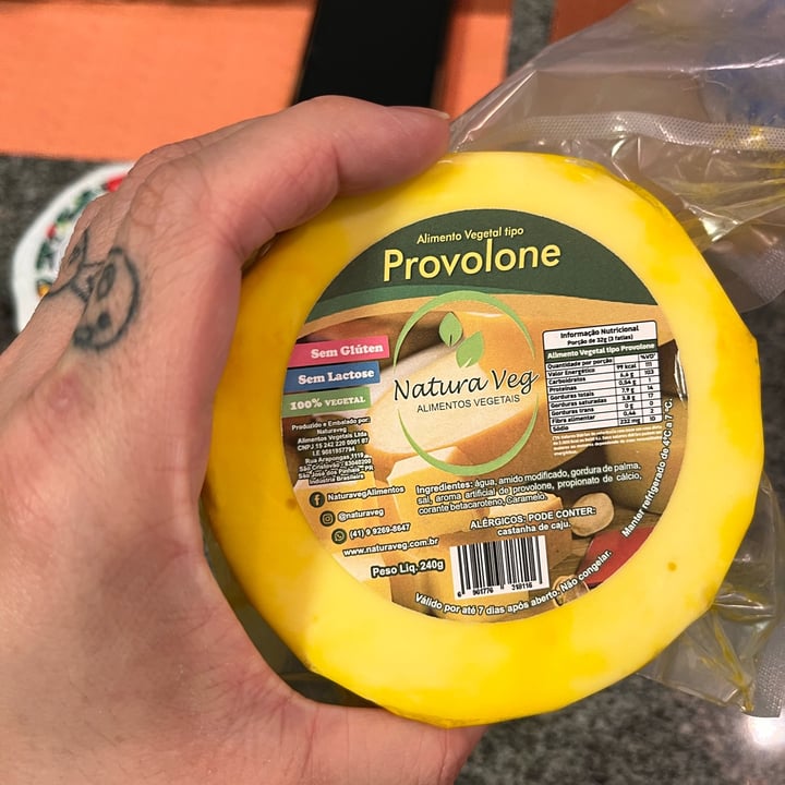 photo of Natura Veg Provolone shared by @flaviagabrioti on  31 Dec 2022 - review