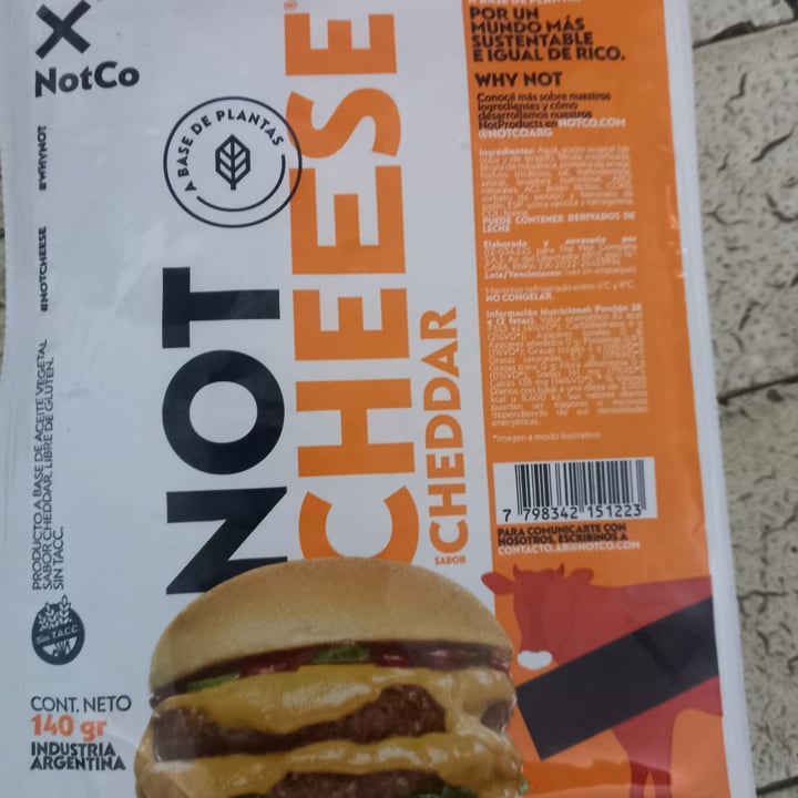 photo of NotCo Not Cheese shared by @flor87 on  19 Jan 2023 - review