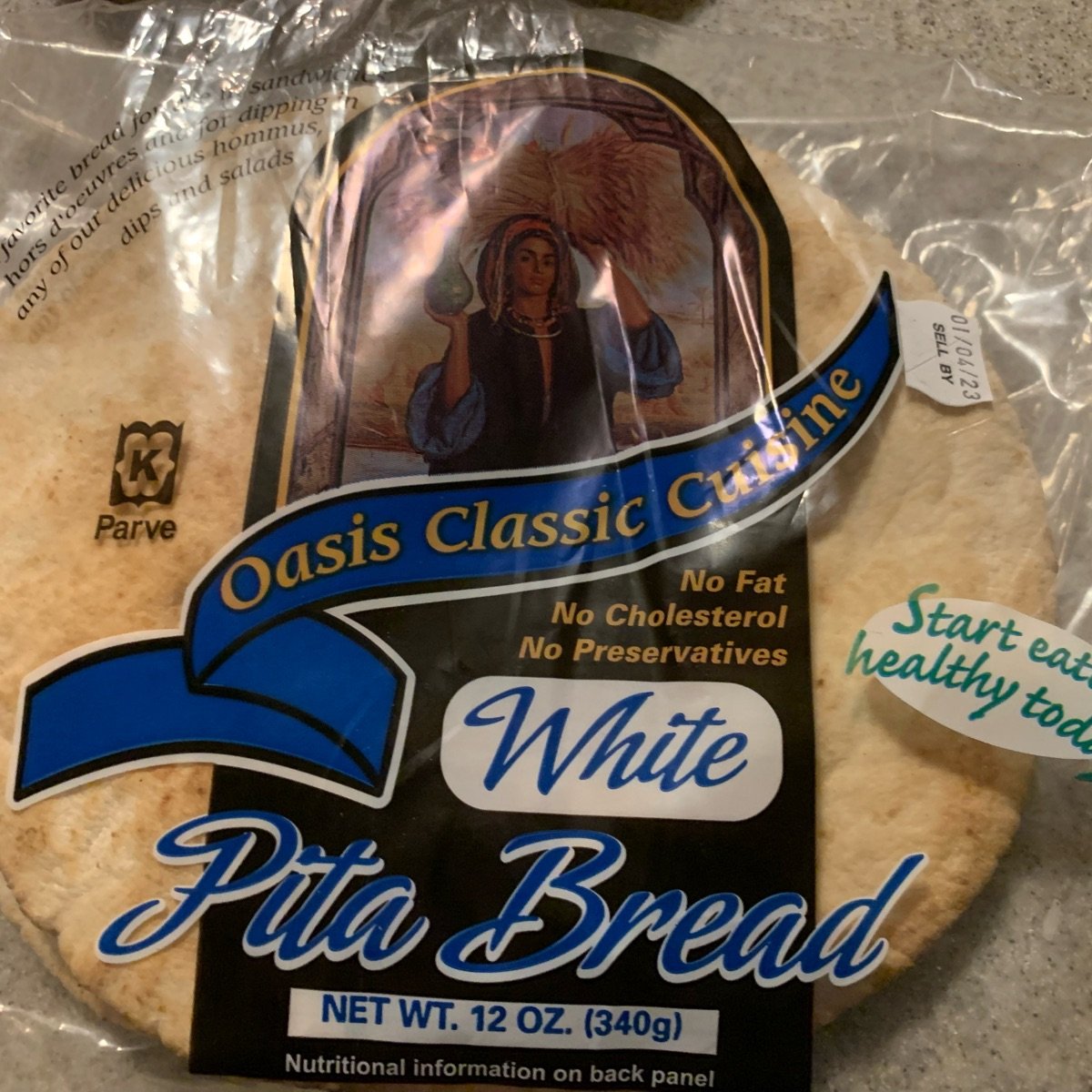 Oasis Classic Cuisine White Pita Bread Reviews abillion