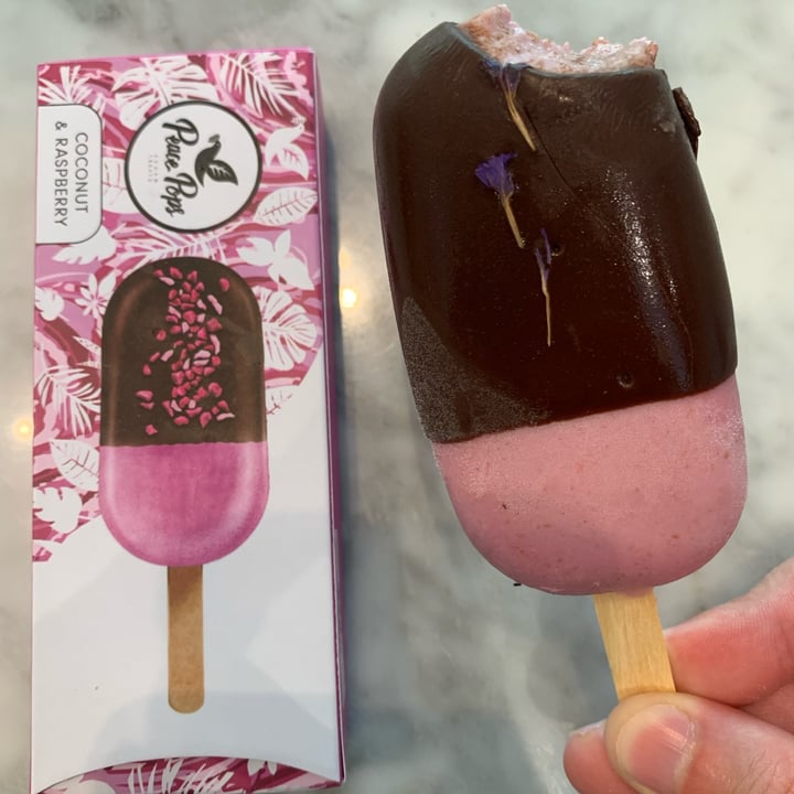 photo of Peace pops Coconut Raspberry shared by @vale-ntina on  03 Aug 2023 - review