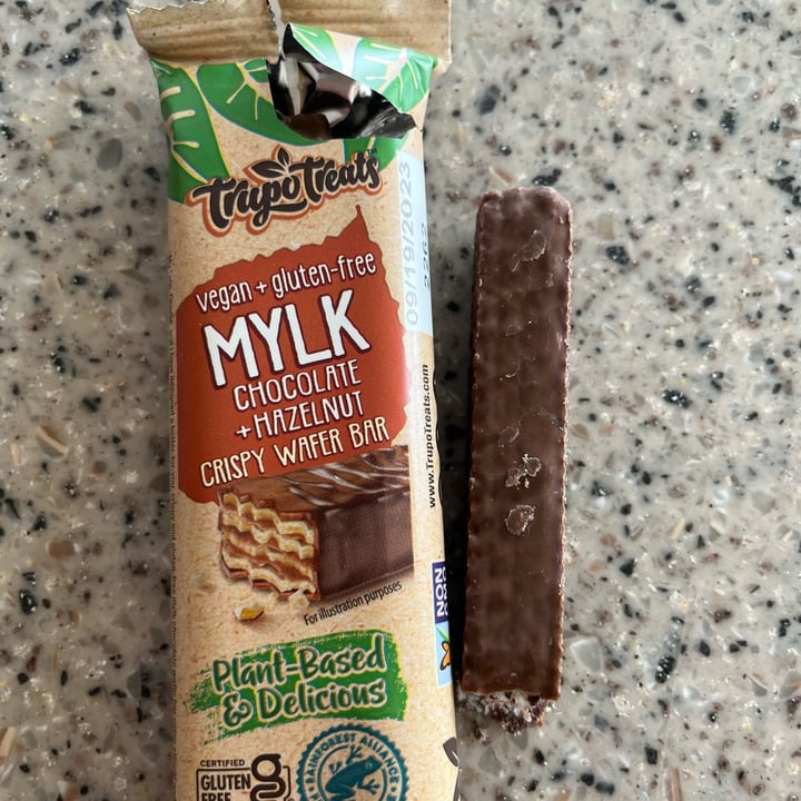 photo of Trupo Treats Mylk Chocolate + Hazelnut Crispy Wafer Bar shared by @tatanka05 on  10 Mar 2023 - review