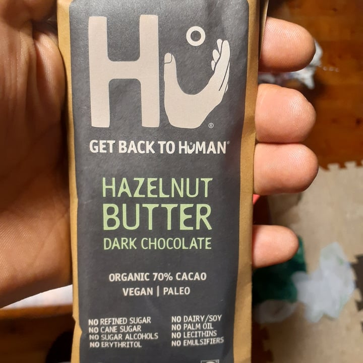 photo of get back to human hazelnut butter dark chocolate shared by @antar on  14 May 2023 - review