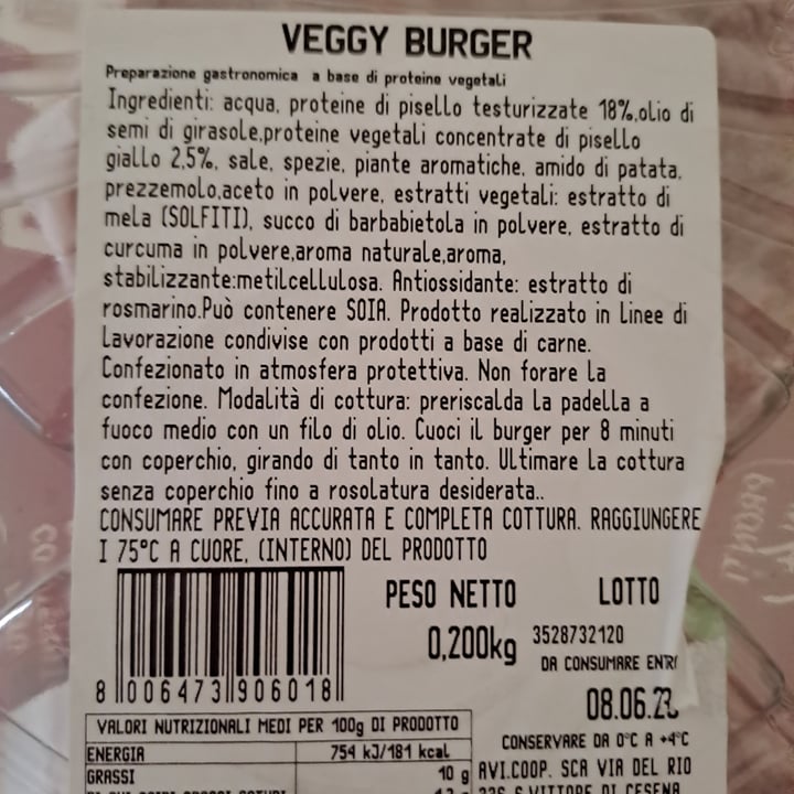 photo of Amadori Veggy Burger shared by @fra-ncy on  23 May 2023 - review