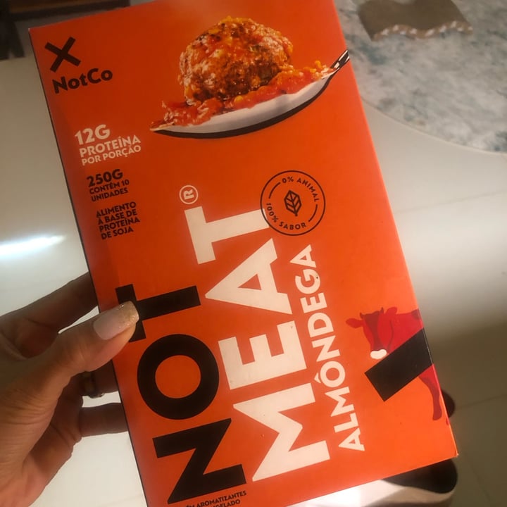 photo of NotCo Not Meat Almôndegas shared by @martamoraes on  11 Jan 2023 - review