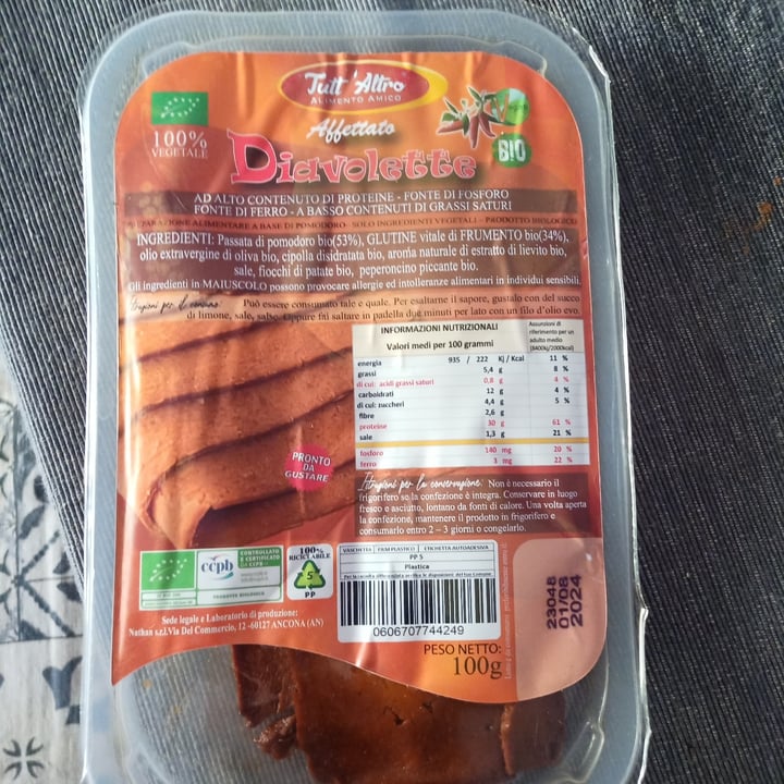 photo of TUTT' ALTRO Alimento Amico Diavolette shared by @bentham19 on  03 Apr 2023 - review