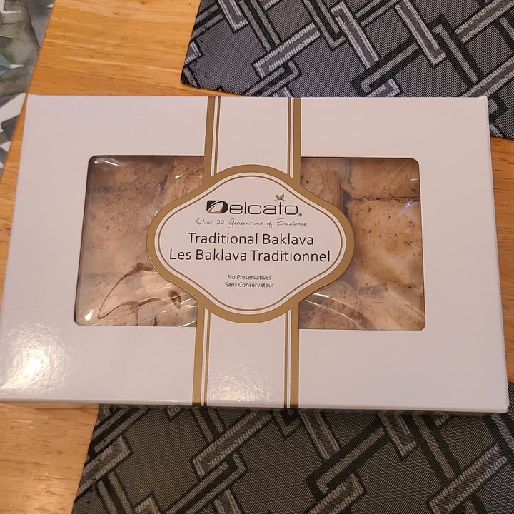 photo of Delcato Traditional baklava shared by @ypfmob on  11 May 2023 - review