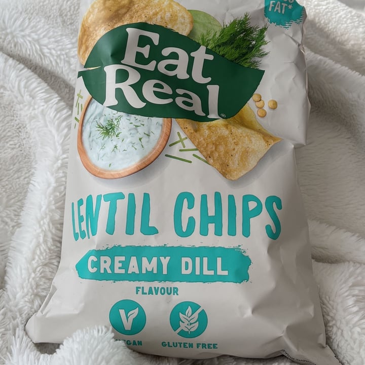 photo of Eat Real Creamy dill lentil chips shared by @alistar on  25 Mar 2023 - review