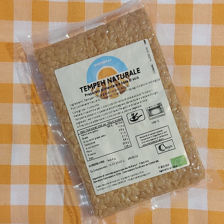 photo of bioenergy Tempeh naturale shared by @rosidb on  27 Feb 2023 - review