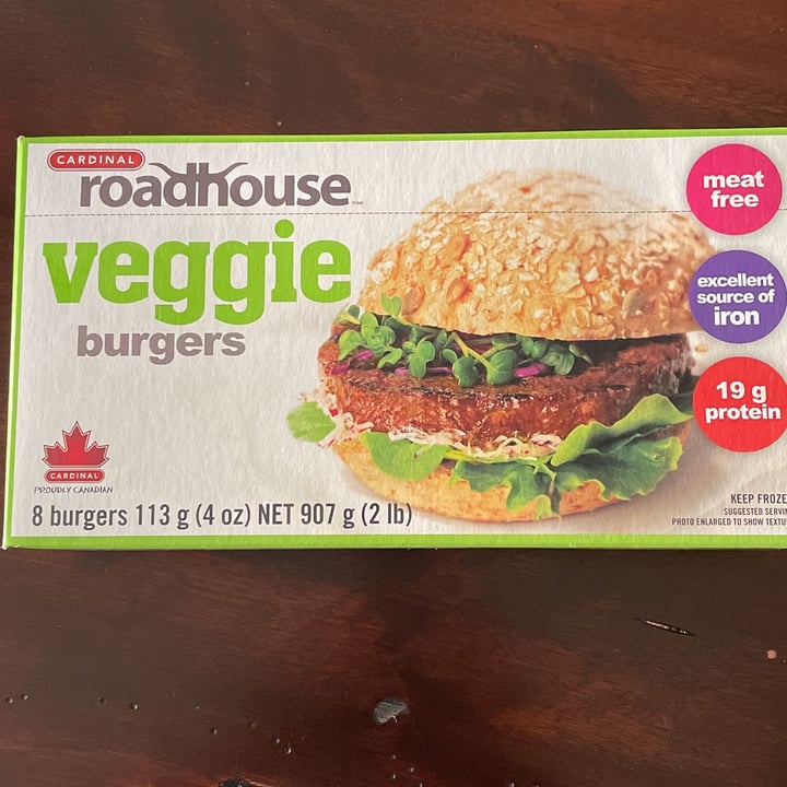 photo of Cardinal Roadhouse Veggie Burgers shared by @veglocked on  19 May 2023 - review