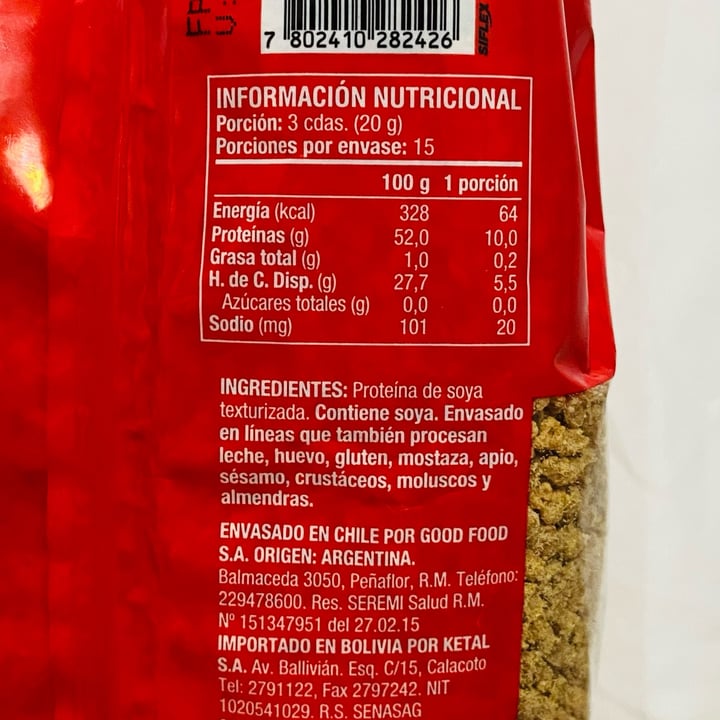 photo of Gourmet. Proteína de soya shared by @javi-ortegata on  02 Mar 2023 - review