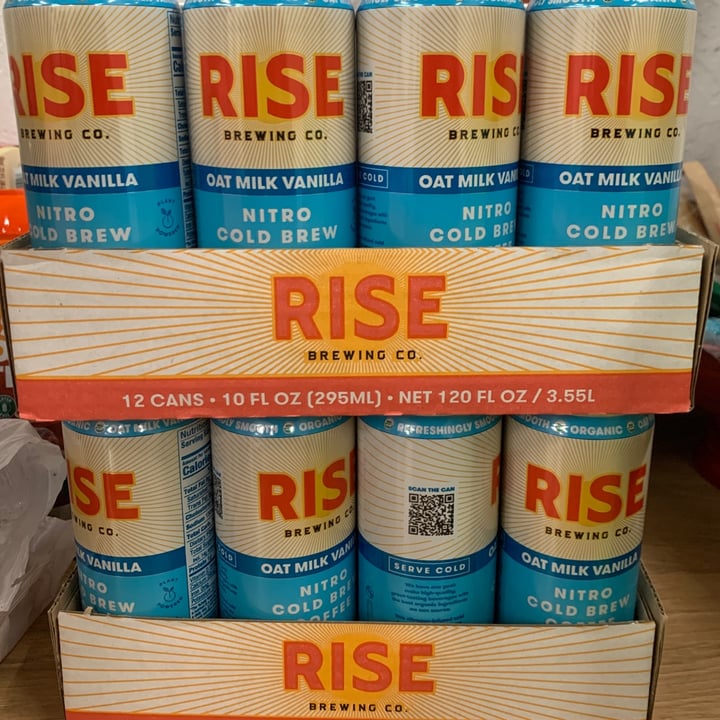 photo of Rise Nitro Brewing Co. Oat Milk Latte shared by @kittyjones on  08 Feb 2023 - review
