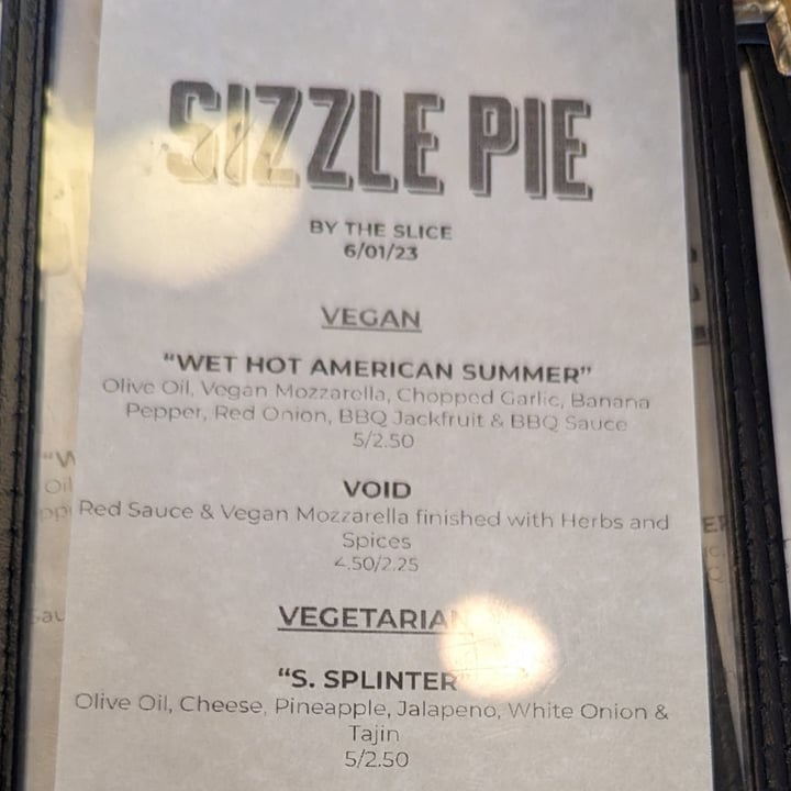 photo of Sizzle Pie West Portland Void Pizza shared by @regimack on  02 Jun 2023 - review