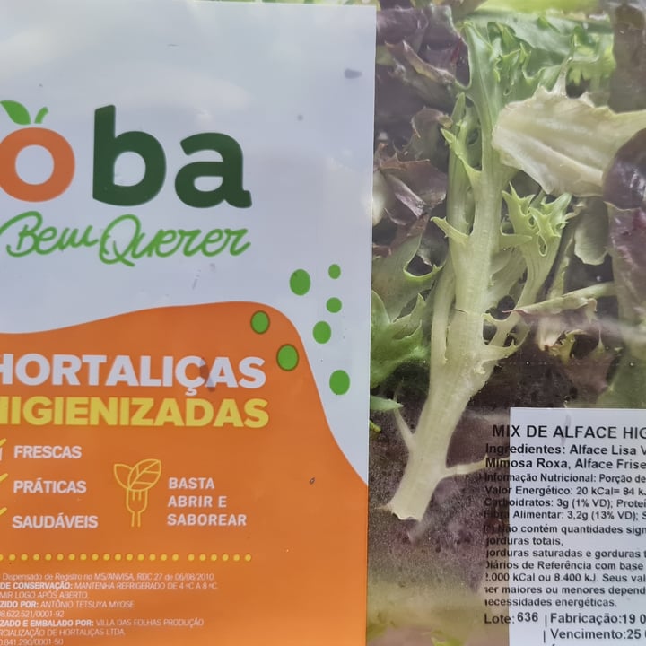 photo of Oba Bem Querer Alface crespa shared by @angelabertolini1 on  23 May 2023 - review