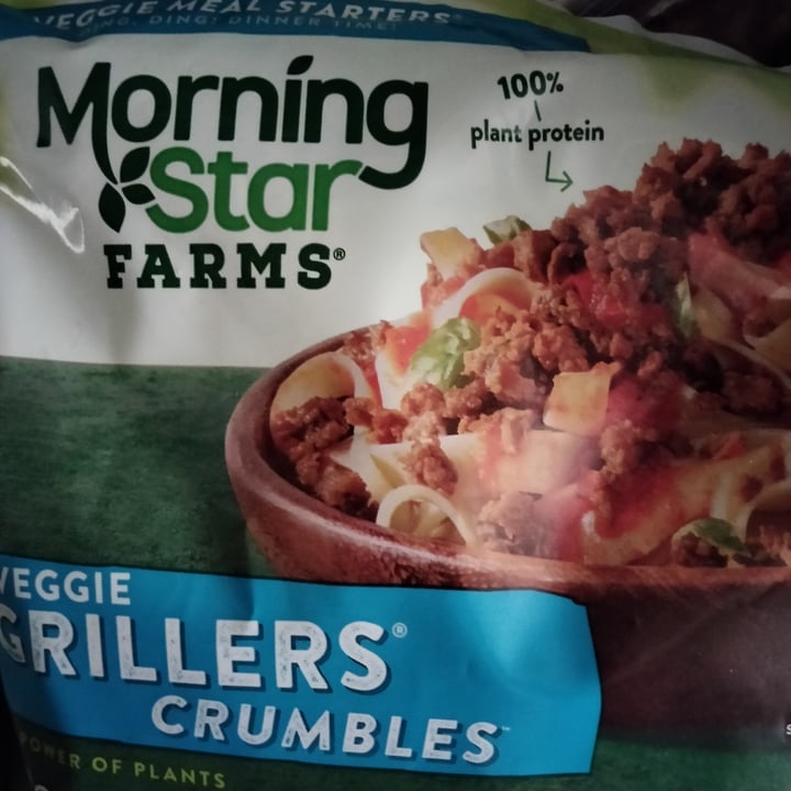 photo of MorningStar Farms veggie grillers crumbles shared by @immortalv on  20 Feb 2023 - review