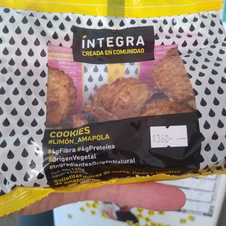 photo of Integra cookies limon y amapola shared by @silviov on  06 Feb 2023 - review
