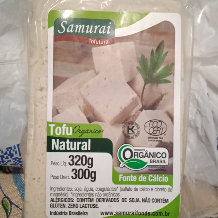 photo of Samurai Tofutura Tofu Organico Natural shared by @karemandrade on  30 Dec 2022 - review