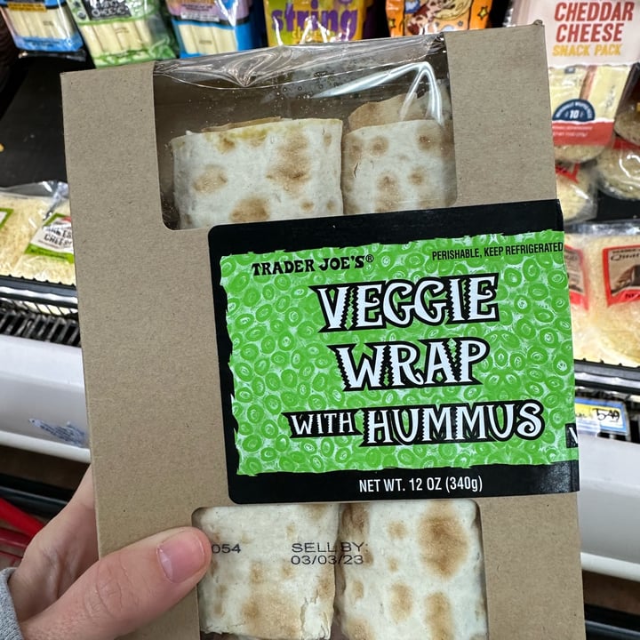 photo of Trader Joe's Veggie Wrap with Hummus shared by @ashtothexo on  08 Mar 2023 - review