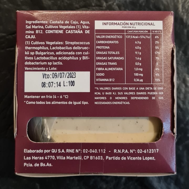 photo of QU Queso Ahumado Natural shared by @joanazarena on  19 Jun 2023 - review