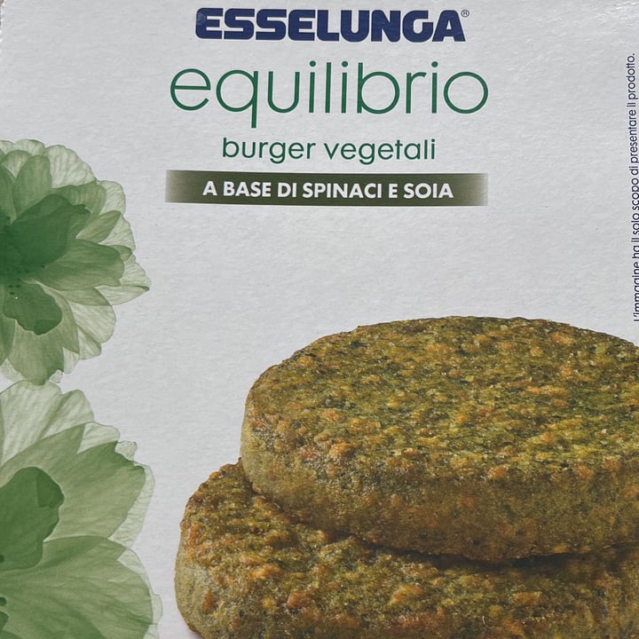 photo of Esselunga equilibrio Burger vegetali a base di spinaci e soia shared by @ariannaduina on  30 Apr 2023 - review