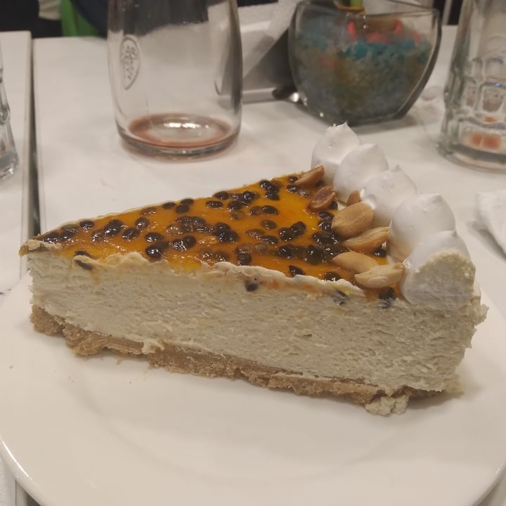 photo of Okey Al Natural Cheesecake de maracuyá shared by @veganaenlima on  23 Dec 2022 - review