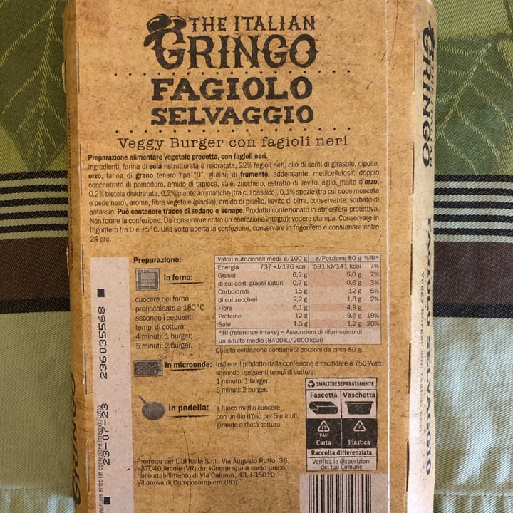 photo of The Italian Gringo Fagiolo selvaggio shared by @parentesigraffa on  22 Jun 2023 - review