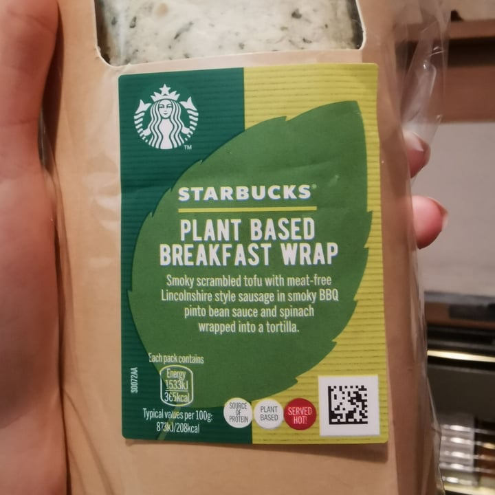photo of Starbucks Plant Based Breakfast Wrap shared by @arualtyrell on  12 Mar 2023 - review