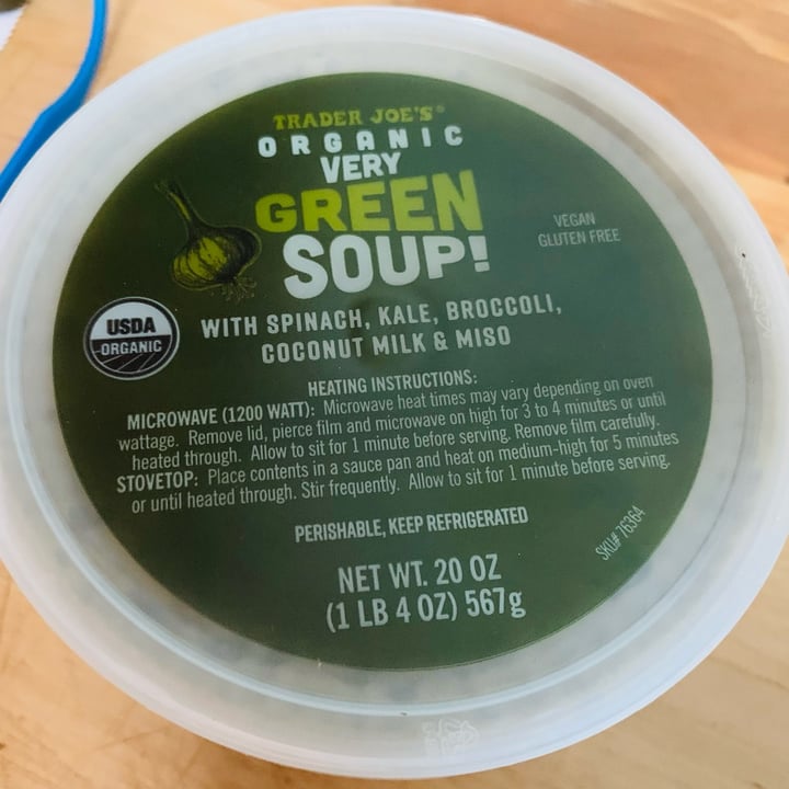 Trader Joe's Organic Very Green Soup Review abillion