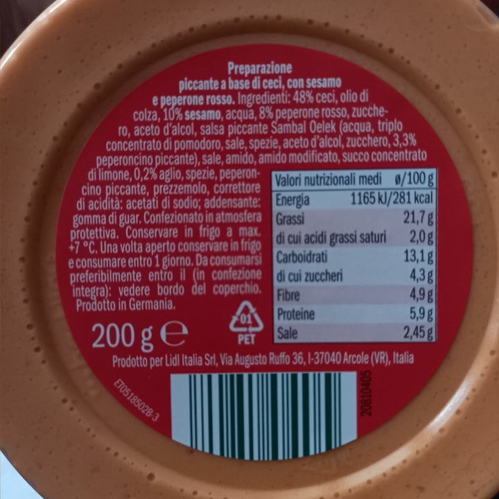 photo of My Best Veggie Hummus Piccante shared by @beatricemv on  23 May 2023 - review