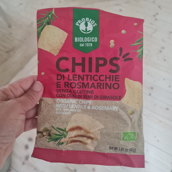 photo of Probios chips Di Lenticchie E Rosmarino shared by @susi-mgm on  11 Jun 2023 - review
