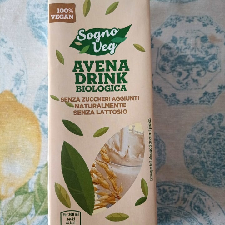 photo of Sogno veg Avena Drink shared by @arielasalcini on  06 Mar 2023 - review