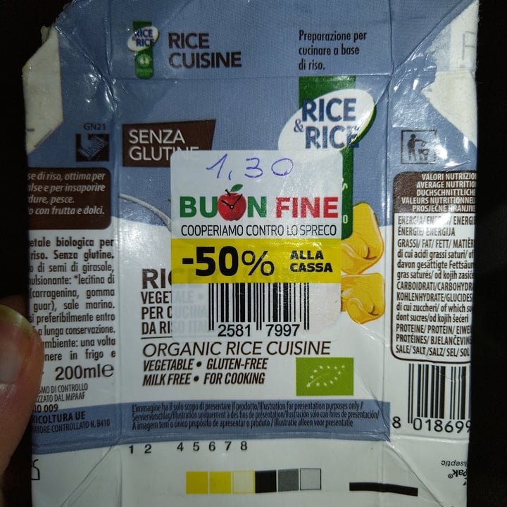 photo of Rice & Rice Panna di riso shared by @vick16 on  07 May 2023 - review