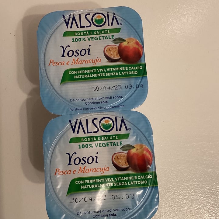 photo of Valsoia Yogurt Pesca e maracuja shared by @rominafanchiotti on  31 Mar 2023 - review
