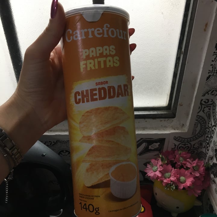 photo of Carrefour Papas fritas cheddar shared by @solagosttinacappella on  03 Jun 2023 - review